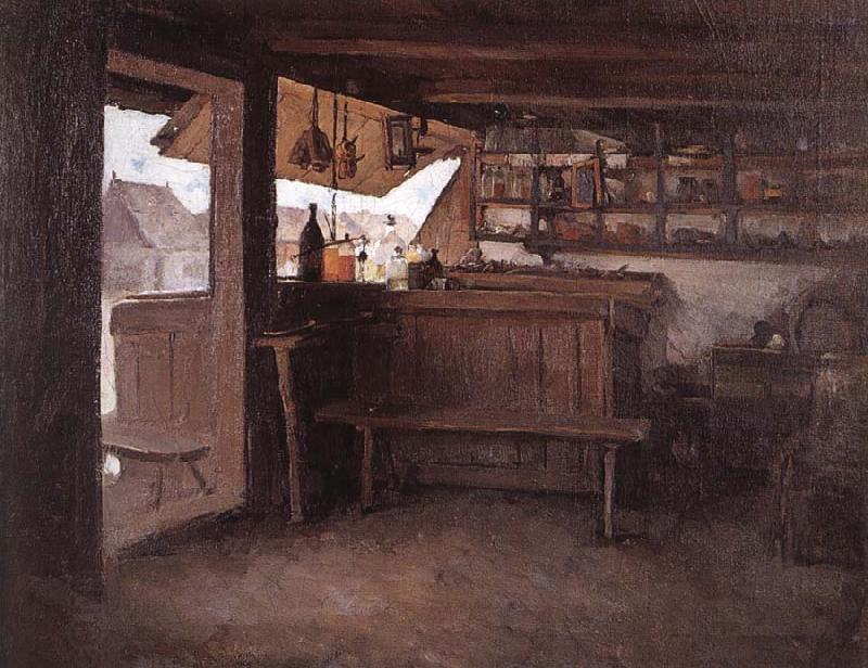Nicolae Grigorescu The Shop oil painting picture